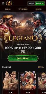 Legiano Casino: Online-Videospielsystem im Test Legiano Casino: Online-Videospielsystem im Test